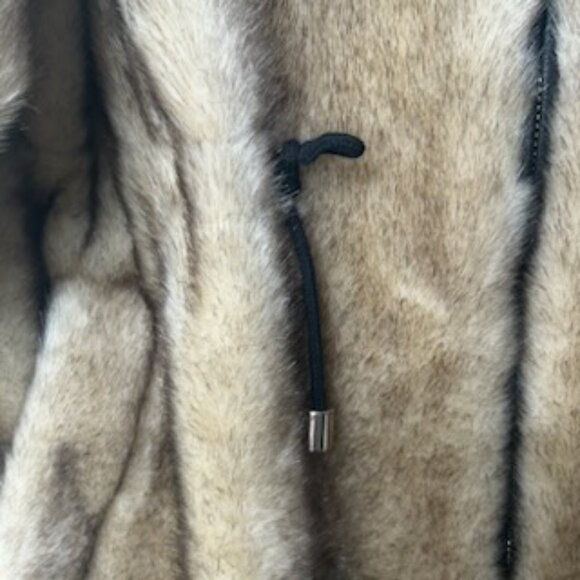 NWOT Zara Luxurious Fall Winter Faux Fur Blond Mink Jacket Coat - Picture 8 of 16